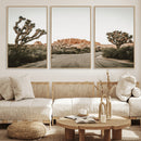 Joshua Tree Desert Wall Art Canvas Print, Minimal by MyGreatCanvas | Canvas Wall Art Prints | Photo Prints & Wall Decor