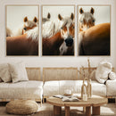 Wild Horse Herd Wall Art Canvas Print, Natural Horse by MyGreatCanvas | Canvas Wall Art Prints | Photo Prints & Wall Decor