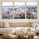 Frosted Fern Wall Art Canvas Print, Soft Winter Botanical by MyGreatCanvas | Canvas Wall Art Prints | Photo Prints & Wall Decor