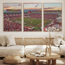 Donald W. Reynolds Razorback Stadium Wall Art Canvas Print –