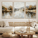 Abstract Landscape Wall Art Canvas Print, Modern Lake by MyGreatCanvas | Canvas Wall Art Prints | Photo Prints & Wall Decor