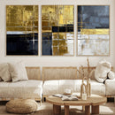 Gold Navy Abstract Wall Art Canvas Print, Modern Luxury by MyGreatCanvas | Canvas Wall Art Prints | Photo Prints & Wall Decor