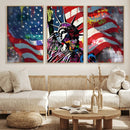 USA Statue of Liberty Graffiti Street Art Wall Art Canvas by MyGreatCanvas | Canvas Wall Art Prints | Photo Prints & Wall Decor