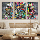 Abstract Graffiti Collage Street Art Wall Art Canvas Print by MyGreatCanvas | Canvas Wall Art Prints | Photo Prints & Wall Decor