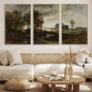 Adolf Dressler Landscape of the Oder River Wall Art Canvas by MyGreatCanvas | Canvas Wall Art Prints | Photo Prints & Wall Decor