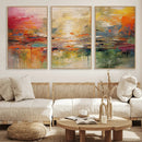 Colorful Abstract Canvas Wall Art — Large Textured Oil by MyGreatCanvas | Canvas Wall Art Prints | Photo Prints & Wall Decor