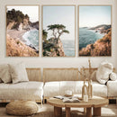 California Coast Canvas Wall Art Set, Big Sur McWay Falls by MyGreatCanvas | Canvas Wall Art Prints | Photo Prints & Wall Decor