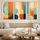 Abstract Geometric Wall Art Canvas Print, Mid Century Modern by MyGreatCanvas | Canvas Wall Art Prints | Photo Prints & Wall Decor