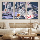 Playing Cards Canvas Wall Art | Casino Game Room Decor, by MyGreatCanvas | Canvas Wall Art Prints | Photo Prints & Wall Decor