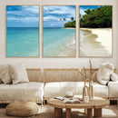 Puerto Rico Beach Paradise Wall Art – Tropical Coastal Print by MyGreatCanvas | Canvas Wall Art Prints | Photo Prints & Wall Decor