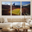 Chicago Bears Soldier Field Canvas Wall Art, NFL Stadium Panorama Print, Football Arena Photography for Sports Fans by MyGreatCanvas | Canvas Wall Art Prints | Photo Prints & Wall Decor