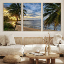Mar Chiquita Beach Puerto Rico Canvas Wall Art, Manati Caribbean Coastal Photography Print, Tropical Ocean Sunset Decor by MyGreatCanvas | Canvas Wall Art Prints | Photo Prints & Wall Decor