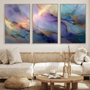Colorful Abstract Canvas Wall Art Print, Vibrant Popup Color Art Print