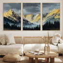 Abstract Mountain Wall Art Canvas Print Modern Landscape Painting Print by MyGreatCanvas | Canvas Wall Art Prints | Photo Prints & Wall Decor