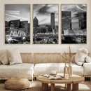 Black and White Atlanta Wall Art Canvas Print by MyGreatCanvas | Canvas Wall Art Prints | Photo Prints & Wall Decor