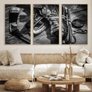 Old Pair of Mens Skates Wall Art Canvas, Men Skates Wall Art