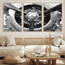 Vintage Airplane Wall Art Canvas Print by MyGreatCanvas | Canvas Wall Art Prints | Photo Prints & Wall Decor