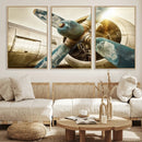 Vintage Airplane Canvas Print by MyGreatCanvas | Canvas Wall Art Prints | Photo Prints & Wall Decor