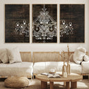 Rustic Chandelier Canvas Print by MyGreatCanvas | Canvas Wall Art Prints | Photo Prints & Wall Decor
