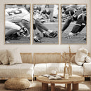 American Football Player Wall Art Canvas Print