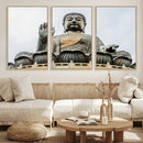Buddha Statue Wall Art Canvas Print
