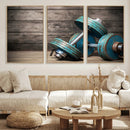 Dambell and Sport Wall Art Canvas Print by MyGreatCanvas | Canvas Wall Art Prints | Photo Prints & Wall Decor