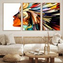 Profile Colors Canvas Print by MyGreatCanvas | Canvas Wall Art Prints | Photo Prints & Wall Decor