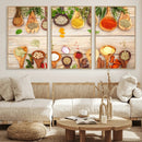 Kitchen Spice on the Table Wall Art, Kitchen Spice Wall Art by MyGreatCanvas | Canvas Wall Art Prints | Photo Prints & Wall Decor
