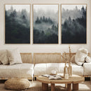 Nature Wall Decor - Serene Triptych Nature Print – Woodland by MyGreatCanvas | Canvas Wall Art Prints | Photo Prints & Wall Decor