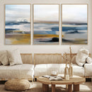 Abstract Landscape Wall Art Canvas | 3 Panel Modern Blue, by MyGreatCanvas | Canvas Wall Art Prints | Photo Prints & Wall Decor