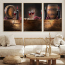 Wine and Barrels Wall Art Canvas Print by MyGreatCanvas | Canvas Wall Art Prints | Photo Prints & Wall Decor
