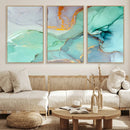 Colorful Marble Fluid Effect Canvas Wall Art Print by MyGreatCanvas | Canvas Wall Art Prints | Photo Prints & Wall Decor