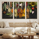 Kitchen Spice Wall Art Canvas Print