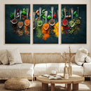 Herbs and Spices Kitchen Wall Art Canvas Print