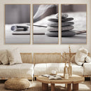 Burning Incense and Zen Stones Buddhism Wall Art, Zen Stones by MyGreatCanvas | Canvas Wall Art Prints | Photo Prints & Wall Decor