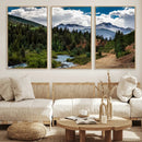 San Juan Nal Forest Wall Art Landscape Canvas Print