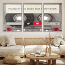 Music Cassette Iconic Wall Art Canvas Print by MyGreatCanvas | Canvas Wall Art Prints | Photo Prints & Wall Decor