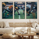American Football Playing Wall Art Canvas Print by MyGreatCanvas | Canvas Wall Art Prints | Photo Prints & Wall Decor