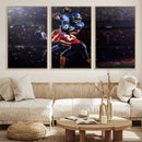 American Football Wall Art Canvas Print, Stadium Sport Wall by MyGreatCanvas | Canvas Wall Art Prints | Photo Prints & Wall Decor