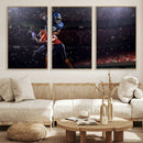 American Football Wall Art Canvas Print, Stadium Sport Wall