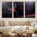 American Football Wall Art Canvas Print, Stadium Sport Wall