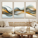 Abstract Wave Canvas Wall Art – Fluid Contemporary Elegance by MyGreatCanvas | Canvas Wall Art Prints | Photo Prints & Wall Decor