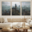 Disney Castle Wall Art Canvas Print, Living Kids Home Room