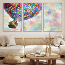 Up Pixar Poster, Look Up Pixar Wall Art, Up Pixar Canvas,