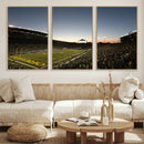 Oregon Ducks Football Team Print - Eugene Autzen Stadium