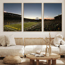 Oregon Ducks Football Team Print - Eugene Autzen Stadium