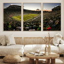 Oregon Stadium Canvas Wall Art - Captivating Game Day Scene