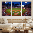 St. Louis Cardinals Baseball Team Print - Busch Stadium Wall by MyGreatCanvas | Canvas Wall Art Prints | Photo Prints & Wall Decor