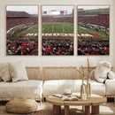 Wisconsin Badgers Team Print Canvas - Madison Camp Randall