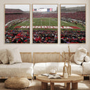 Wisconsin Badgers Team Print Canvas - Madison Camp Randall